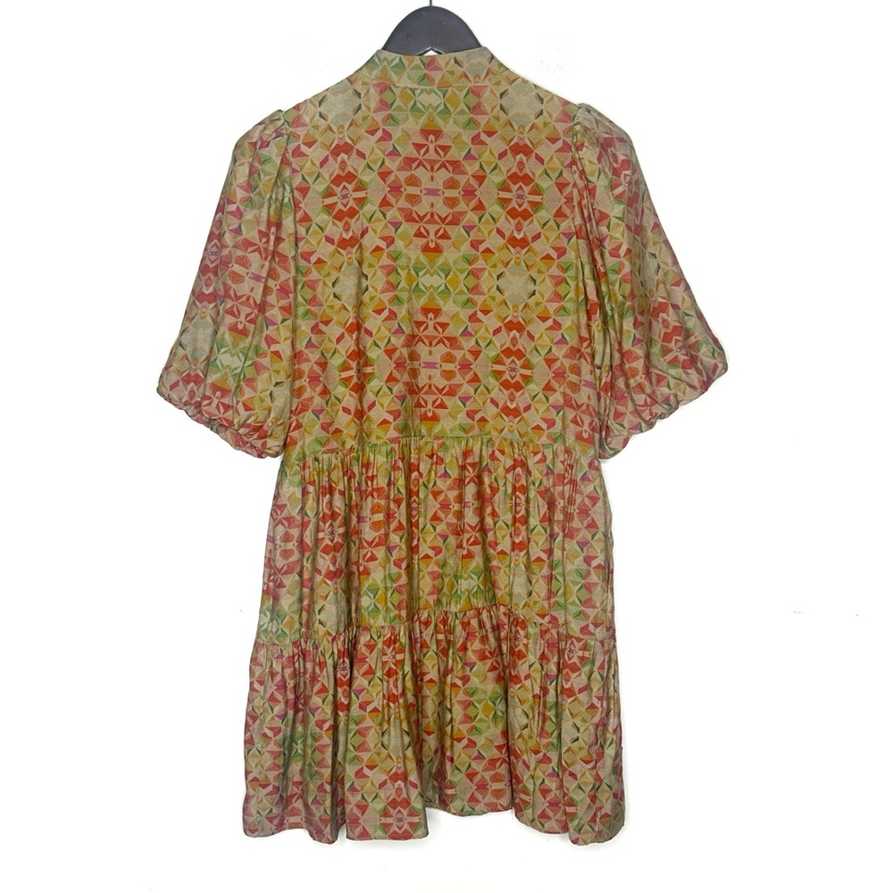 THML Lindsey Puff Sleeve Dress With Pockets Size Small NEW - Picture 4 of 10